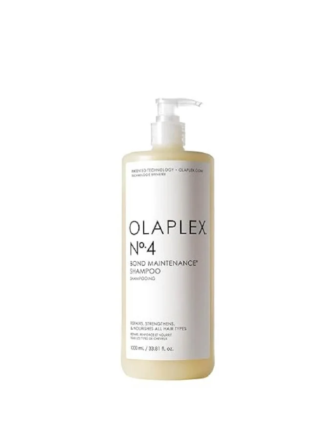 Experimenta los beneficios del cuidado capilar con Olaplex 4 shampoo jumbo. Un producto de reparación y nutrición para cuidar tu pelo en casa.