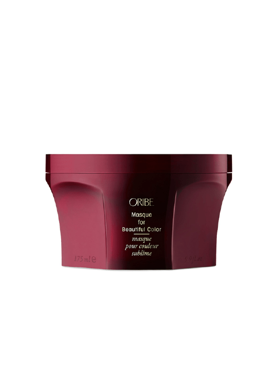 Oribe Beautiful Color Mascarilla, diseñada para aportar brillo y resaltar el color de tu pelo. Esta mascarilla hidrata, protege y nutre.
