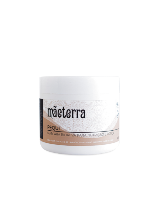 Maeterra Mascarilla de Pequi fortalece y regenera la fibra capilar, previene la caída del cabello y aporta hidratación y nutrición profunda, con efecto antiinflamatorio para un cuero cabelludo sano.