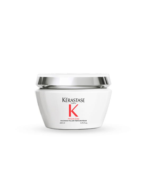 Kérastase Premiere Mascarilla Reparadora es rejuvenecedora, reparadora anti-rotura que restaura la humedad y fortalece todo tipo de cabello dañado.