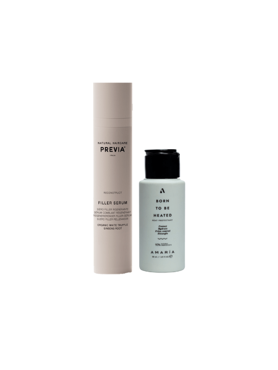 El kit perfecto con dos productos esenciales que amamos para nutrir tu pelo, controlar el frizz y aportar mucho brillo y suavidad.