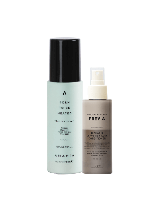 Kit Basic incluye dos de nuestros productos más vendidos para cuidar tu pelo, hidratar, hacer styling y controlar el frizz.