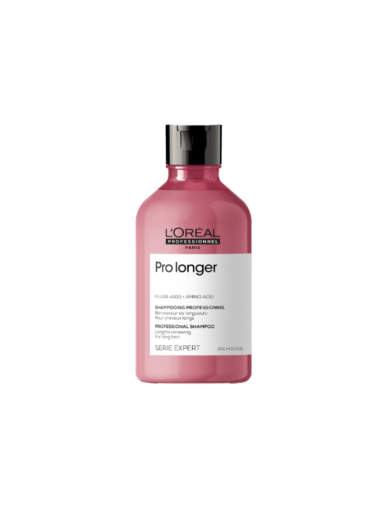 Loreal Professionnel Pro Longer Shampoo es un shampoo profesional diseñado para engrosar las puntas, fortalecer largos y reducir el quiebre,