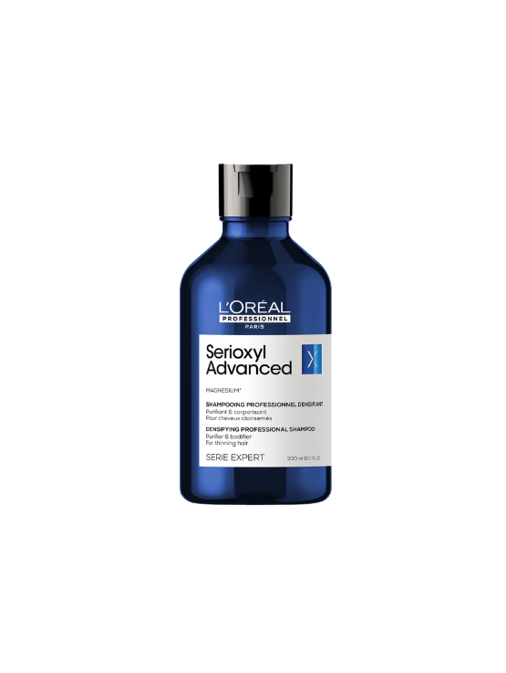 Loreal Professionnel Serioxyl Advanced Shampoo Purificador es un diseñado para limpiar profundamente el cuero cabelludo y eliminar impurezas.
